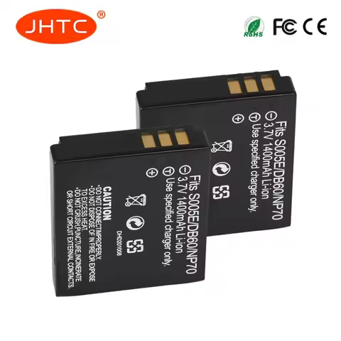 CGA-S005 S005E/DB60/NP70 Camera Battery for Panasonic Lumix DMC-FX180 LX1 LX2 LX3 1400mAh Rechargeab