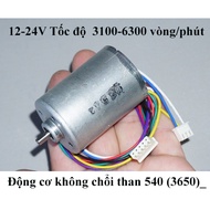 545 BLDC brushless motor BL3650 Neodymium magnet, 12-24V 6300rpm.