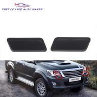 New Front Bumper Headlight Washer Spray Nozzle Jet Cover Cap For Toyota Hilux Pickup 2011 2012 2013 