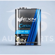 EXN 10W40 Semi Synthetic Engine Oil 4L | Minyak Hitam | Minyak Engine | FREE EXN STICKERS