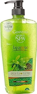 Ginvera World Spa Japanese Shower Scurb Green Tea andTea Tree, 750 ml