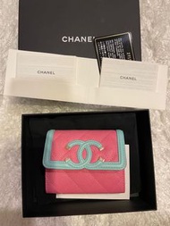 CHANEL 機場系列 雙層卡包