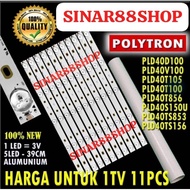 POLYTRON LED TV BACKLIGHT 40 INC 40" BL PLD40D100 PLD40V100 PLD40T105 PLD40T100 PLD40T856 PLD40S150U