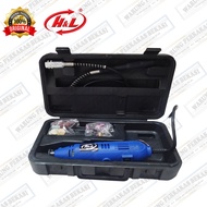 Mollar German Quality Mesin Mini Die Grinder 3.2mm Set 40 Pcs Gurinda Bor Gantung Mini Alat Tuner Po