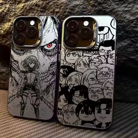 Attack on Titan Giant Anime For Apple iPhone 17 16E 16 15 14 13 12 mini Pro Max Plus Cover Funda Sil
