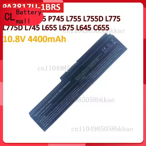 4400mAh PA3817U-1BRS Laptop Battery for Toshiba Satellite P755 P745 L755 L755D L775 L775D L745 L655