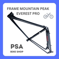 AUTHENTIC MOUNTAIN PEAK FRAME EVEREST  PRO 27.5 LARGE MATT BLACK RED FOR MOUNTAIN BIKES