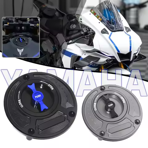 Motorcycle Fuel Tank Cap For YAMAHA R1 R1M R3 R6 YZF R15 V3 R25 R125 750 FZ6 FZ8 FZR FZS 600 FAZER A