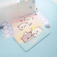 Peach and Goma Floor Mat
