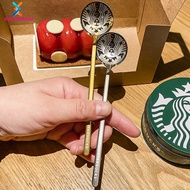 Starbucks Stainless Steel Goddess Dessert Spoon Coffee Stirring Mug Metal Spoons Kitchen Tool