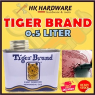 TIGER BRAND PAINT REMOVER FOR WOOD AND METAL PENANGGAL KIKIS BUANG CAT 0.5LITER