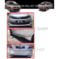 PERODUA BEZZA 2016  FULL SET PU BODYKIT STORM FRONT SKIRT, SIDE SKIRT ,REAR SIKIRT