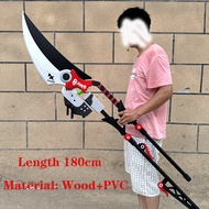 Ellen Joe Weapon Zenless Zone Zero Cosplay Shark Scissors Wooden Props Anime Halloween Party Costume