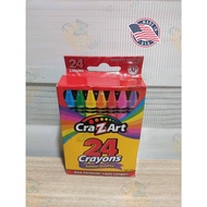 Cra-Z-Art 24 Crayons School Quality smoother Brighter colors