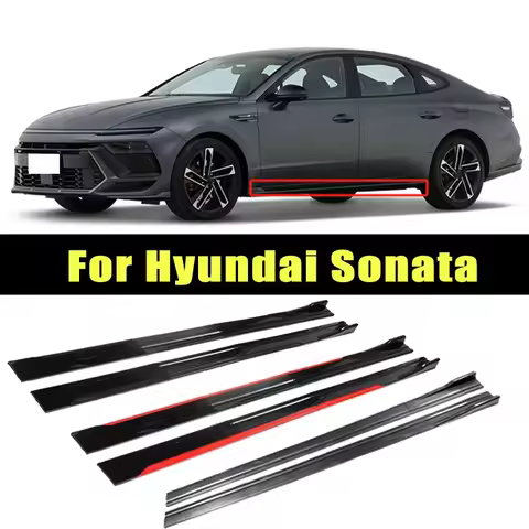 Universal 2m/2.2m Car Side Skirt Extension SplitterBumper Racing Side Wing Bumper Lip Side Spoiler F