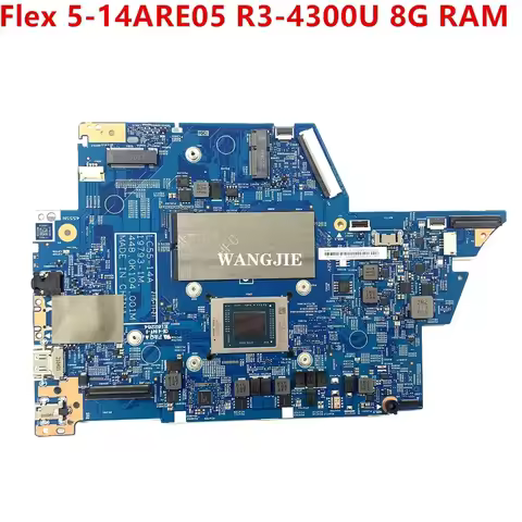 19793-1M For Lenovo Ideapad Flex 5-14ARE05 Laptop Motherboard 81X2 CPU:R3-4300U RAM:8G 5B20S44389 44