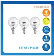 EZB  Bulb / 3 Pieces x PowerPac 28W 2700k E14 Halogen Bulbs-Warm White