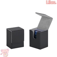 VIOLETLILAC Game MTG Trading Card Holder, PU Collectible Game Deck Box, Collection Box Protectors Or