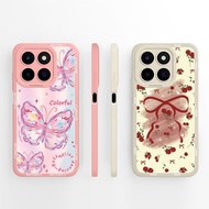 Casing For Honor X6C Phone Case Camera Protection Soft Silicone Pretty Bow Back Cover For Honor X6 C