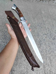 pisau sembelih bahan hss pisau sarung kulit 30 cm