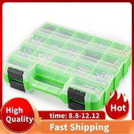 Double Side Parts Organizer,34-Compartments Screw Organizer Tool Storage for Nuts, Bolts Small Parts