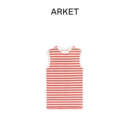 ARKET Girls' Cotton Sleeveless Stripe Dress - Summer 2023