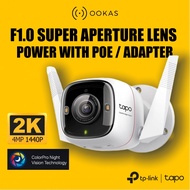 TP-LINK Tapo C325WB ColorPro Night Vision 4MP C320WS / TC65 2K IP66 Outdoor/Indoor IP Wireless WiFi 