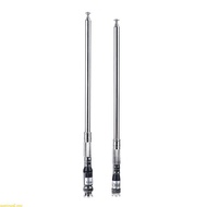 weroyal Replacement 118Mhz-136MHz Whip Telescopic Antenna for Airband Radio Receiver Aviation SMA BN