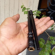 Pipa Rokok Kelor Hitam Ukir 20cm Pipa Rokok Kayu Pipa Cangklong Unik