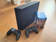 Sony PS4 PlayStation 4 pro with 2 controllers