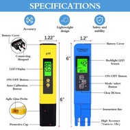 Yoo Digital Ph Meter Pen Tester Akuarium Kolam Air Anggur Urine
