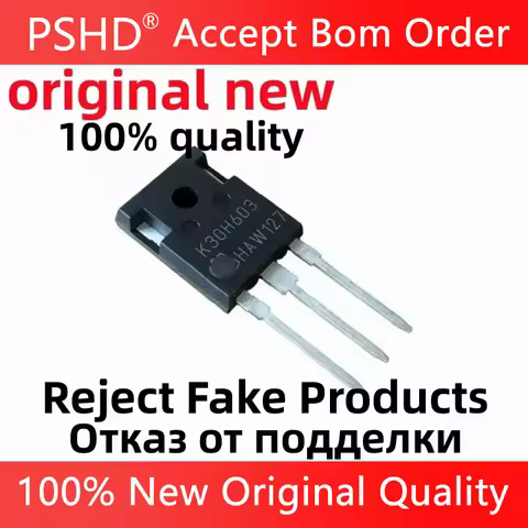 5-10Pcs 100% New IKW50N60H3 K50H603 IKW30N60H3 K30H603 IKW40N60H3 K40H603 TO-247-3 Brand new origina
