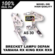 BREKET BRACKET BRICKET PANGKON LAMPU DEPAN DUDUKAN LAMPU DEPAN CNC AS 30 31 33 PNP RX KING RXK RXS C