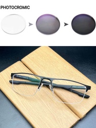 frame kacamata photocromic pria TH8537 kacamata bingkai setengah kacamata sporty photocromic