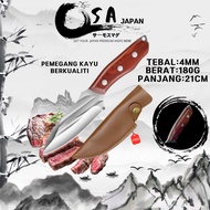 PISAU Jepun Berkualiti Tinggi 🎌 PISAU DAPUR VIRAL PEMEGANG KAYU BERKUALITI Sharp Boning Knife Pisau 