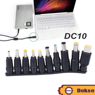 Jack Charger Laptop 10 In 1 Universal Jack Laptop Adaptor Converter Laptop CCTV Router