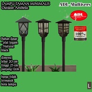 Outdoor Pole Garden Light 1 meter iron pipe 11/ 4 inches