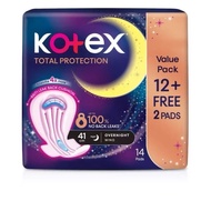Kotex Total Protection Overnight Wing Pad 35cm