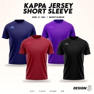 Kappa Microfiber Short Sleeve Crew Neck Jersey - Size S-2XL