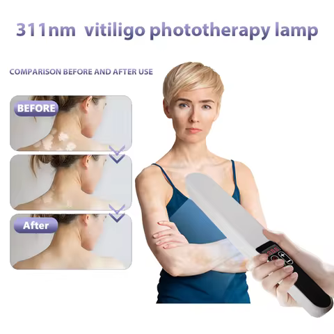 311nm Ultraviolet Phototherapy Instrument use UVB Philips Lamp UV for Vitiligo Psoriasis White Spots