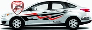 NEW STIKER STICKER MOBIL TOYOTA SEDAN CIVIC VIOS CAMRY COROLLA