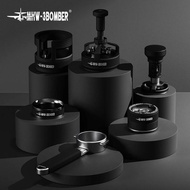 MHW-3BOMBER 58mm Coffee Distributor Espresso WDT Distribution Portafilter Holder Dosing Ring Barista