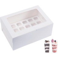 6 Pek Kotak Dessert Shooter, Memuatkan 24 Unit Dessert Shooter 3 oz Berbentuk Persegi atau Bulat, Ke