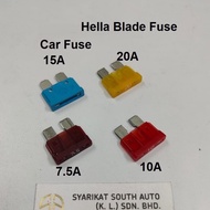 Hella Fuse Blade 7.5A 10A 15A 20A 7.5AMP 10AMP 15AMP 20AMP 25AMP 30AMP Car Fuse ATO APR ATC ATS Brow