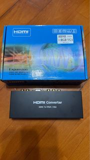 [全新] HDMI to VGA+Ypbpr+Audio Converter 信號轉換器