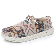 Men Dude Shoes Print Canvas Shoes Bohemia Style Freezing Plus Big Size 48 49 Summer Trendy Hot Luxur