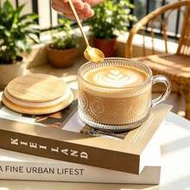 6pcs/Set 450ml Vintage Sunflower Coffee Cups, Easy To Clean And Durable, Home Latte Cups, Cappuccino