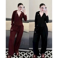 Alo toothpick jacket Set with real photos