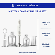 Máy xay cầm tay Philips HR2537 0.5L 650W - Bảo Hành 24 Tháng Toàn Quốc