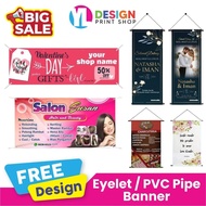 Banner Bunting Printing With FREE Design